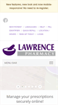 Mobile Screenshot of lawrencepharmacyrx.com